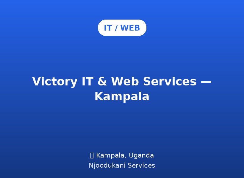 Victory IT & Web Services — Kampala