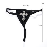 Silver Black Underpants