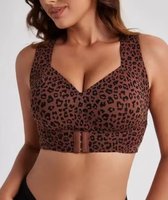 Dark Brown Leopard Print