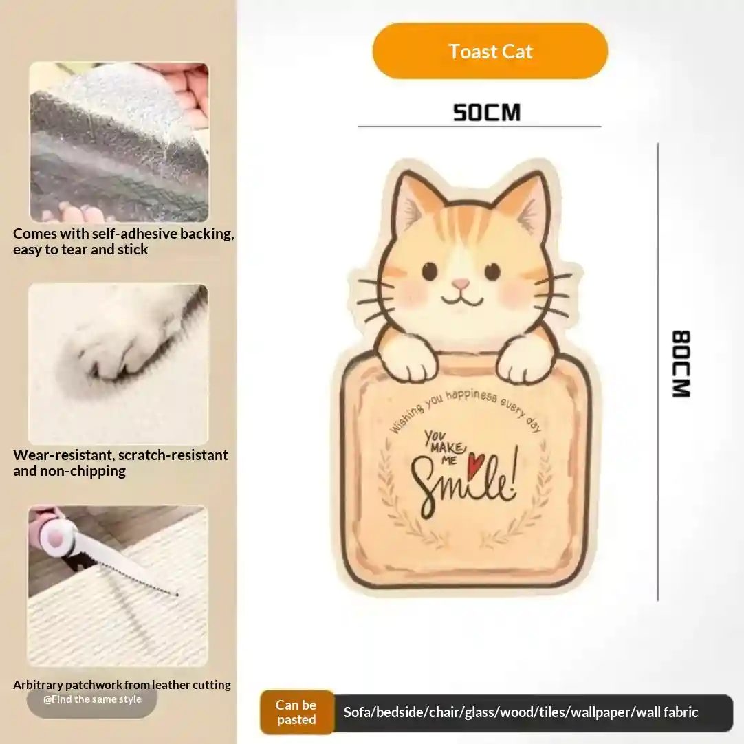 Special Shaped Toast Cat