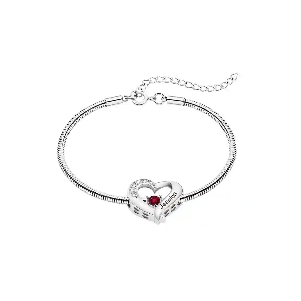 Steel-Bracelet-2 Hearts