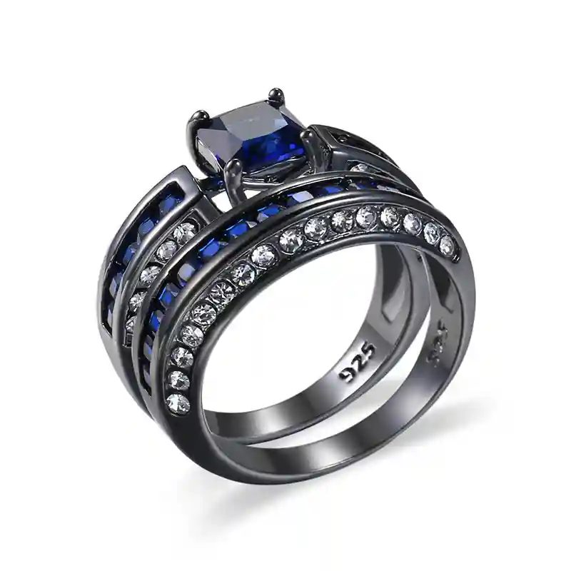 Black Gold Sapphire Blue-No 8