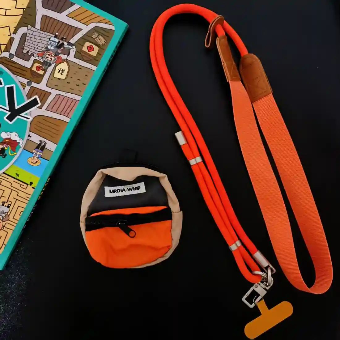 Orange-With A Schoolbag