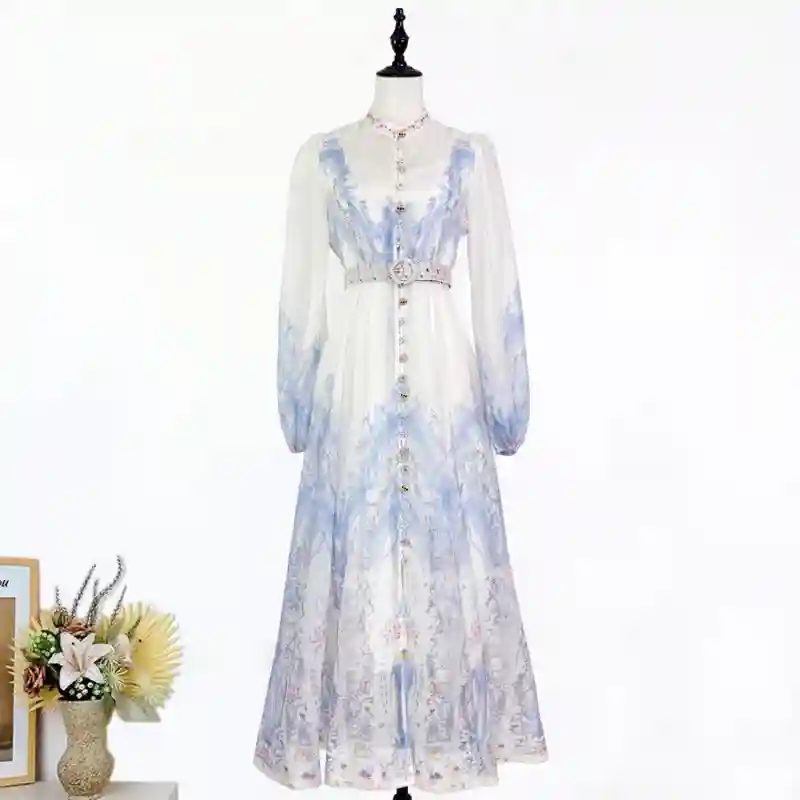 Blue And White Pattern