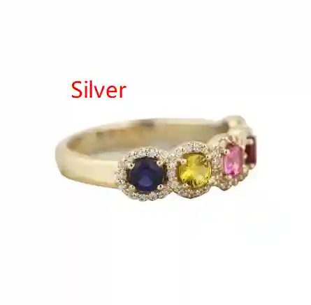Silver-2Pcs-No 6