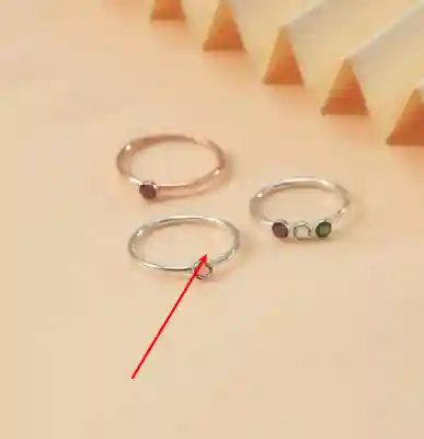 Silver-4Pcs-No 5