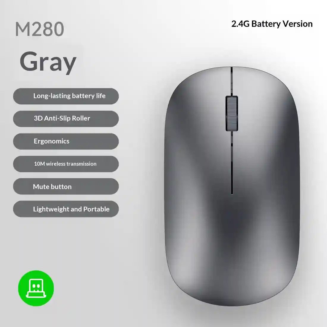 Metallic Gray-Model 3