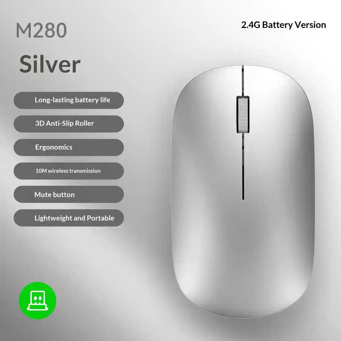 Metallic Silver-Model 3