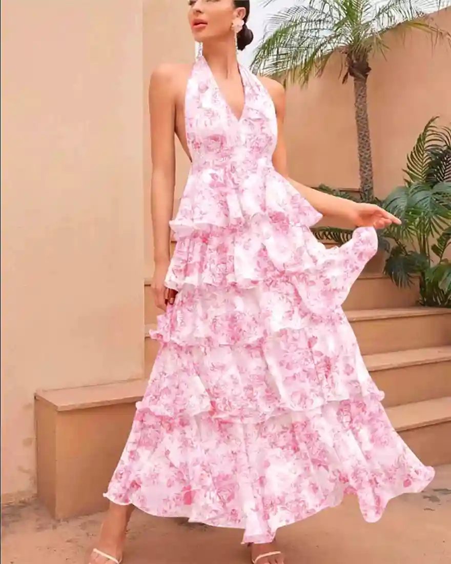 White Background Pink