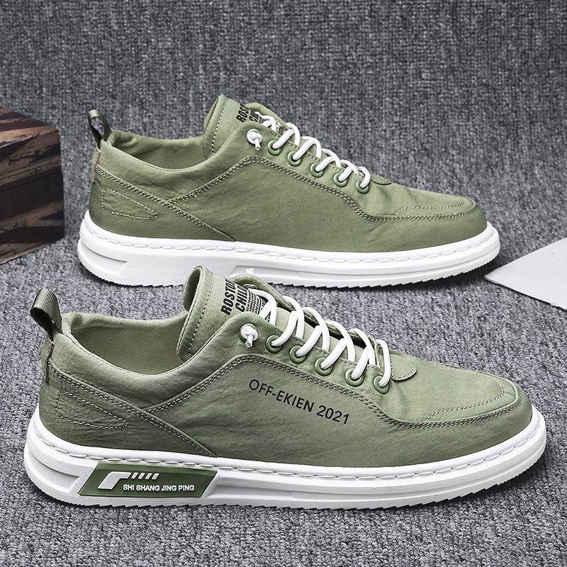 Mens Slip-on Low-top Shoes With Flat Soles