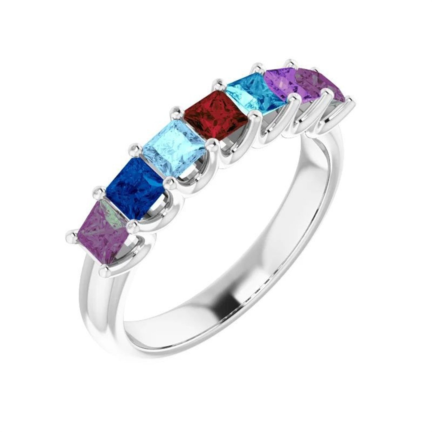 Ring Birthstone Personalized Europe And America