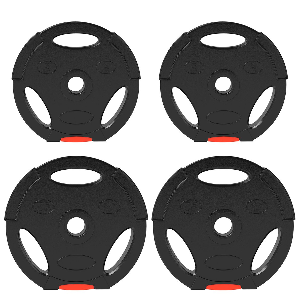 Dumbbell Set - Two Pieces Weighing 7.5 Kg And Two Pieces Weighing 5 Kg