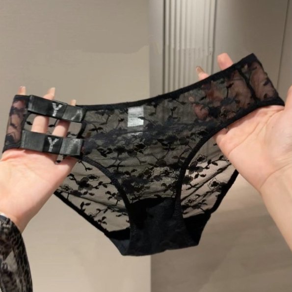 Sexy Breathable Pure-youth-style Panties Womens Thong-style Briefs