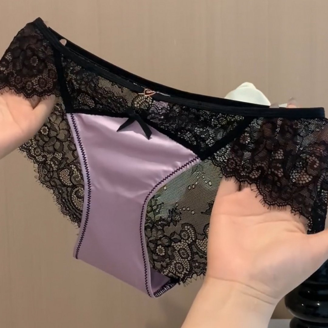 Sexy Womens Lace Thong Sheer And Cut-out