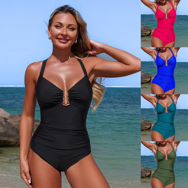 European And American Women's One-piece Swimsuits