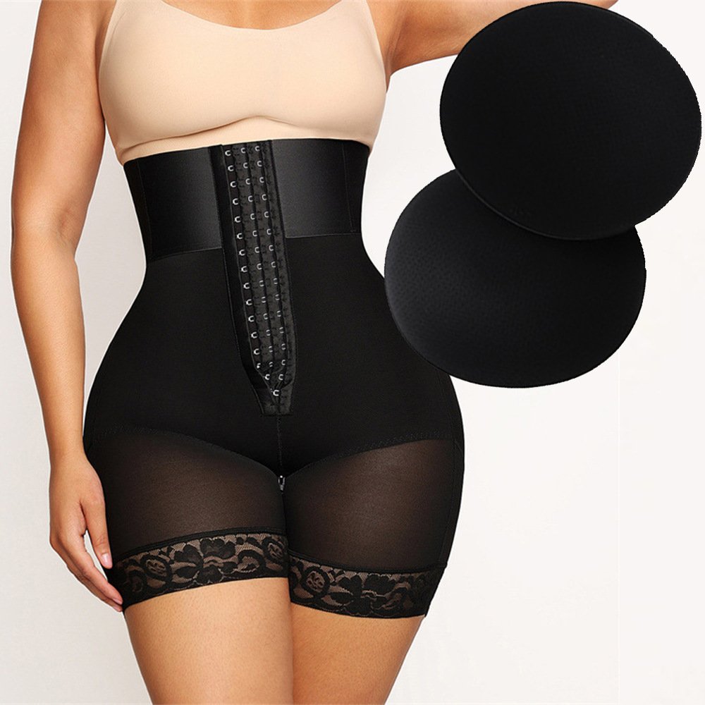 Plus-size High-waisted Butt-lifting Boxer Briefs
