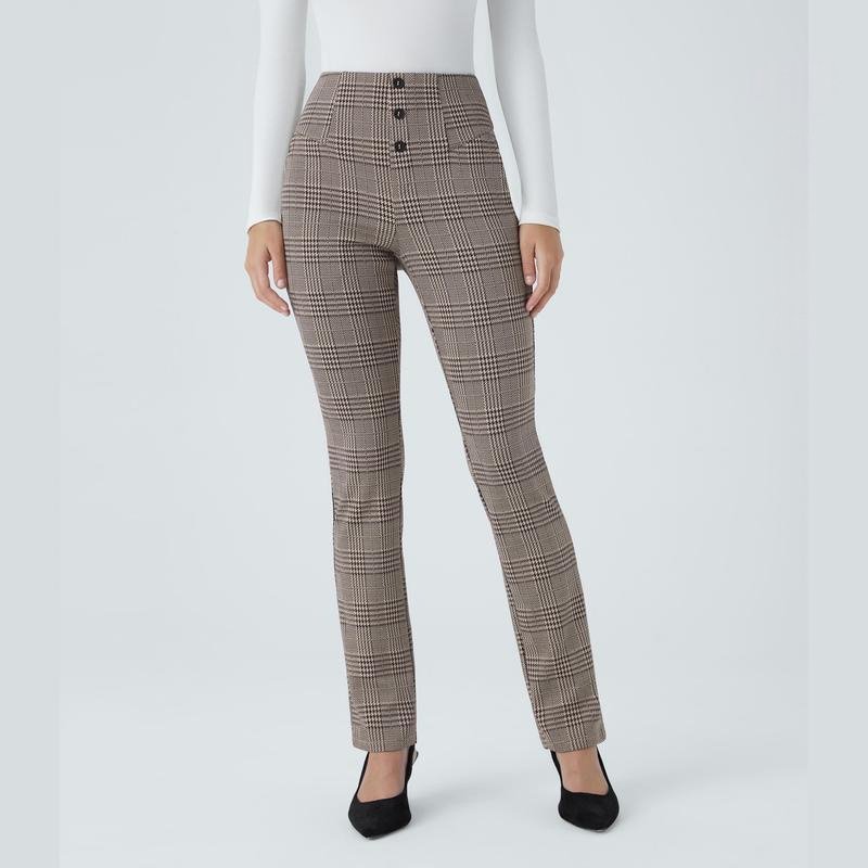 Button Fly High Waisted Leggings
