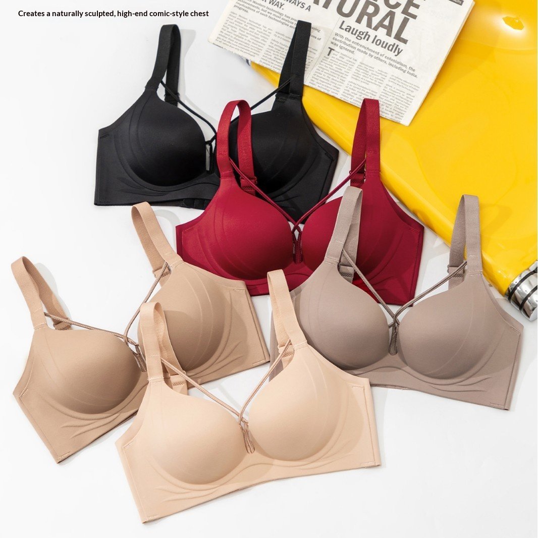 Womens Small-bust Push-up, Anti-sagging Foundation Bra