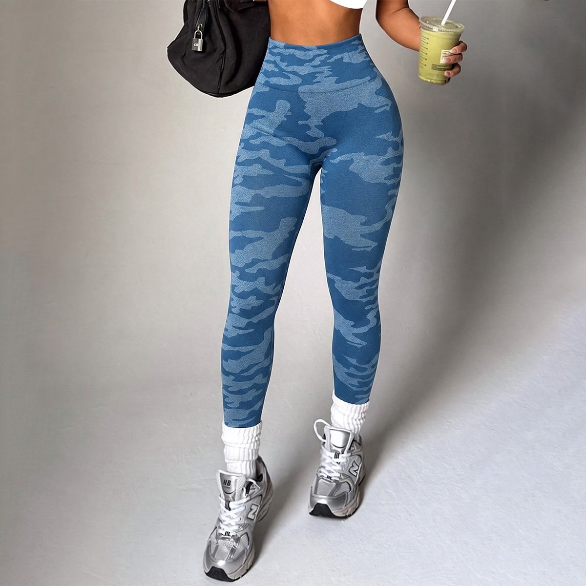 Womens Camouflage Yoga Leggings For Outwear