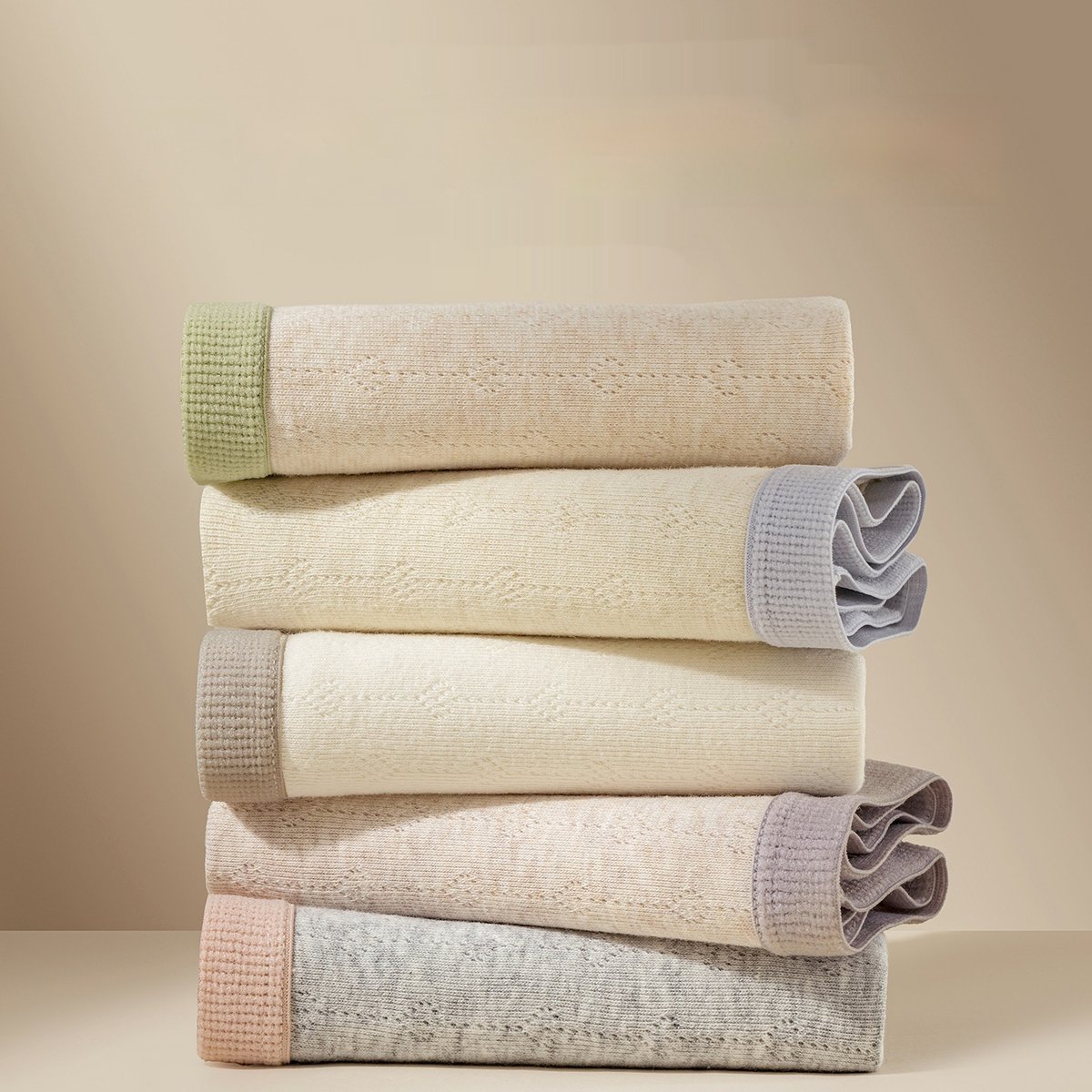 Women's Extra-long Antibacterial Colored Cotton Briefs