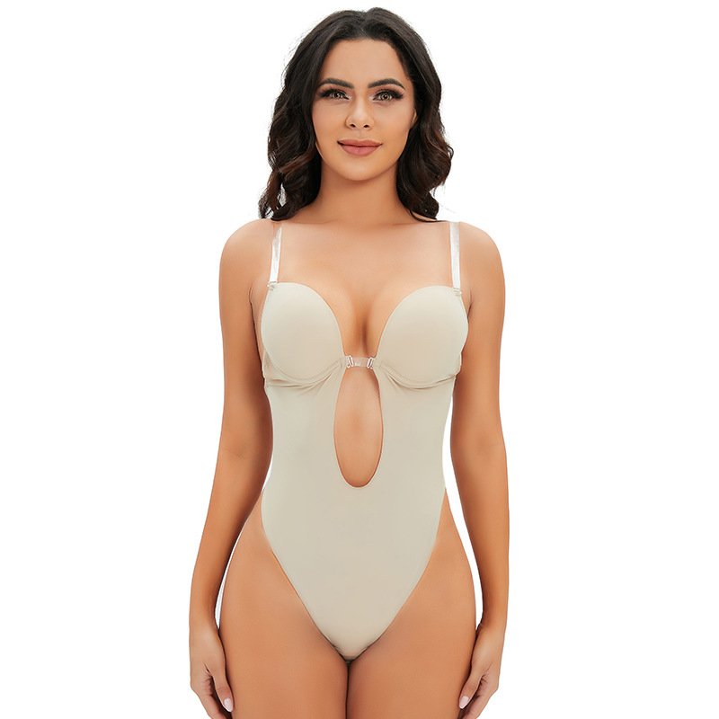 Strapless Bra-padded Bodysuit For Body Shaping And Tummy Control