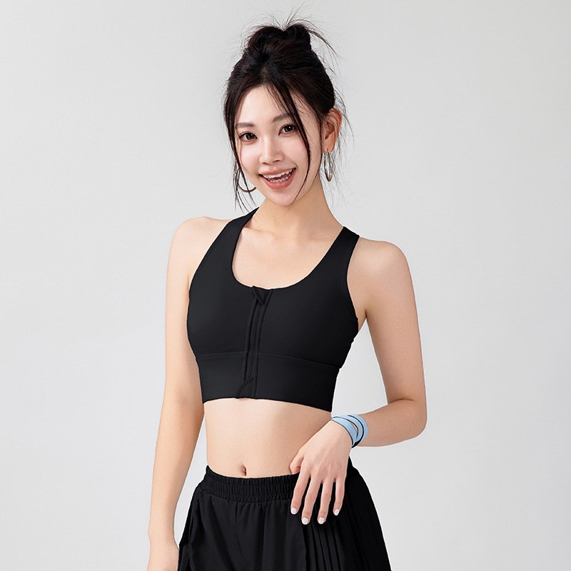 One-piece Fixed Cup With Beautiful Back Sports Bra