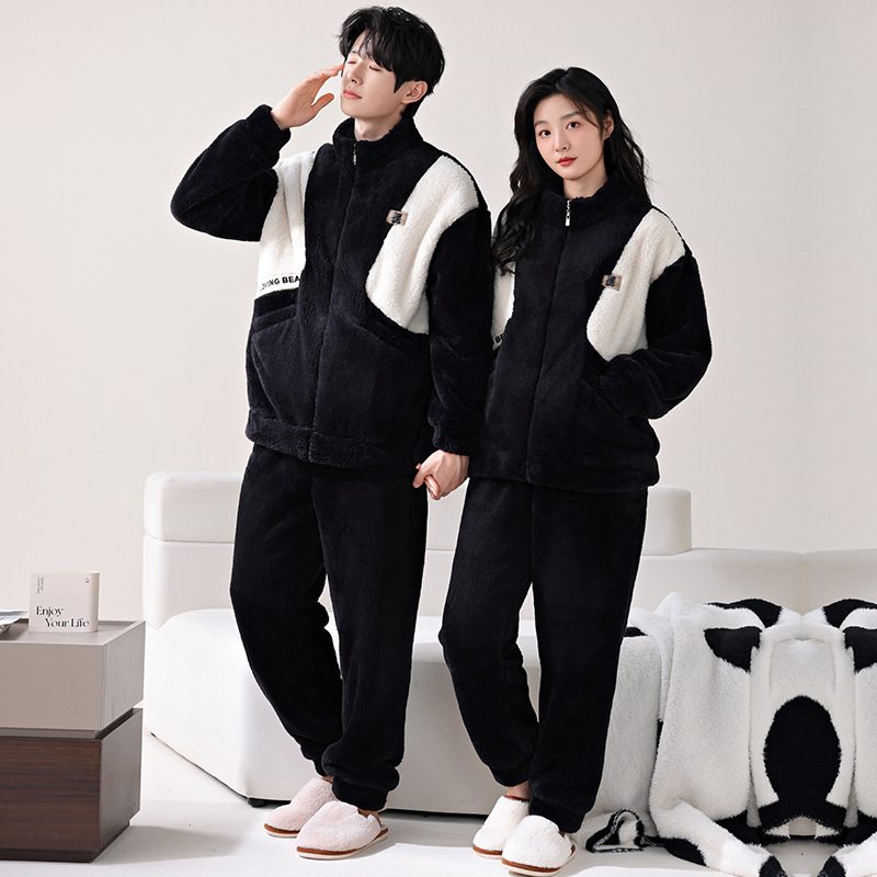 Comfortable Soft Sporty-style Two-pocket Loungewear