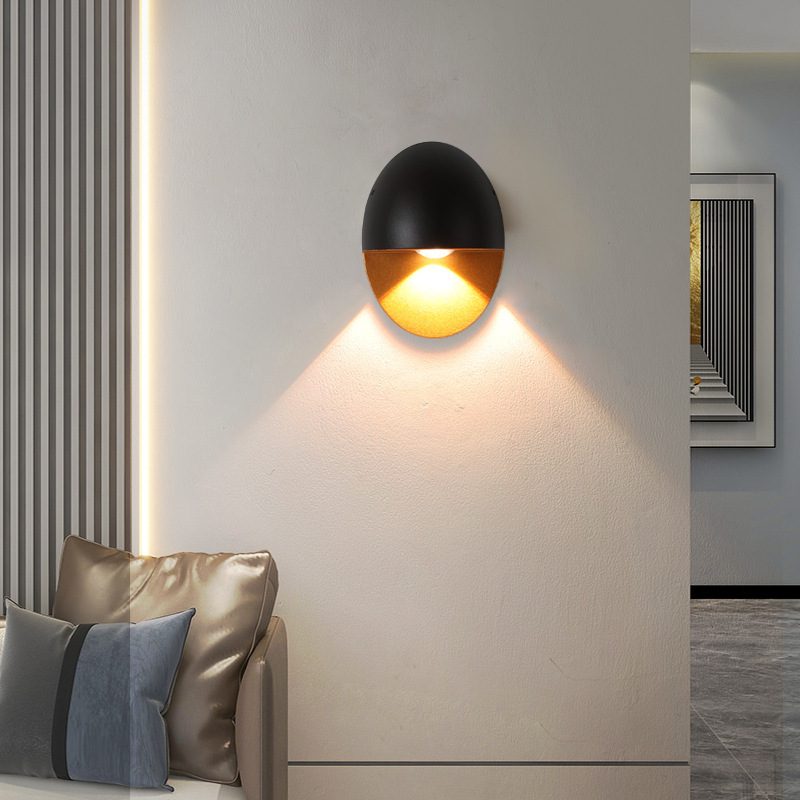 LED Wall Lamp House Number Light Outdoor Waterproof Modern Minimalist Creative