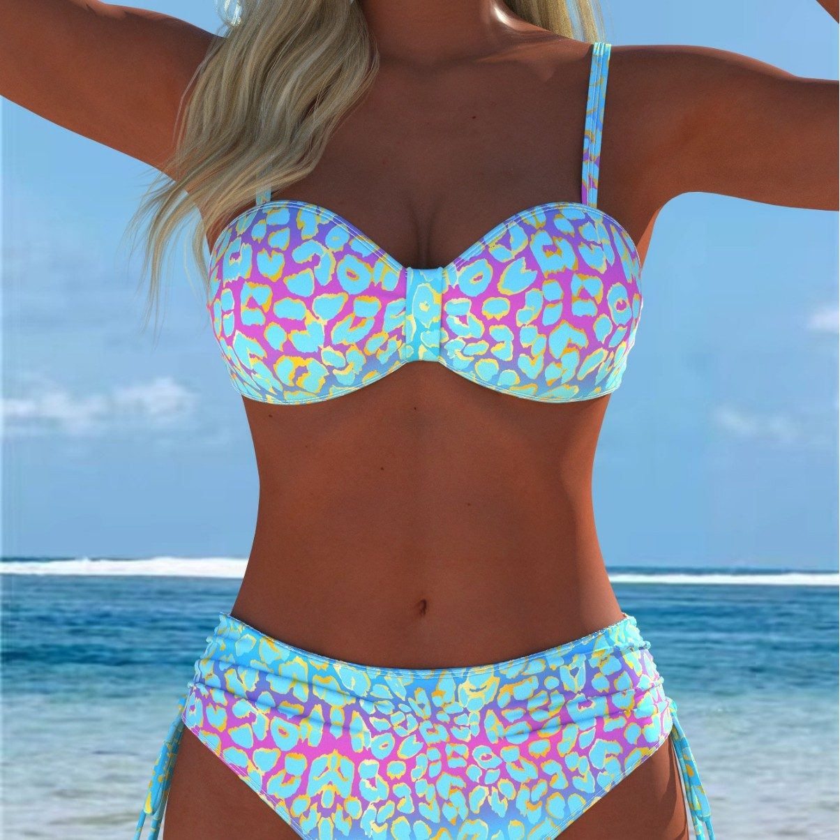 Bikini Set Two-piece Womens Swimsuit