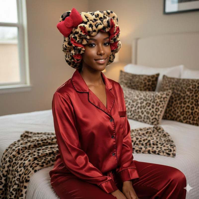 Plush Sleep Caps For Men And Women