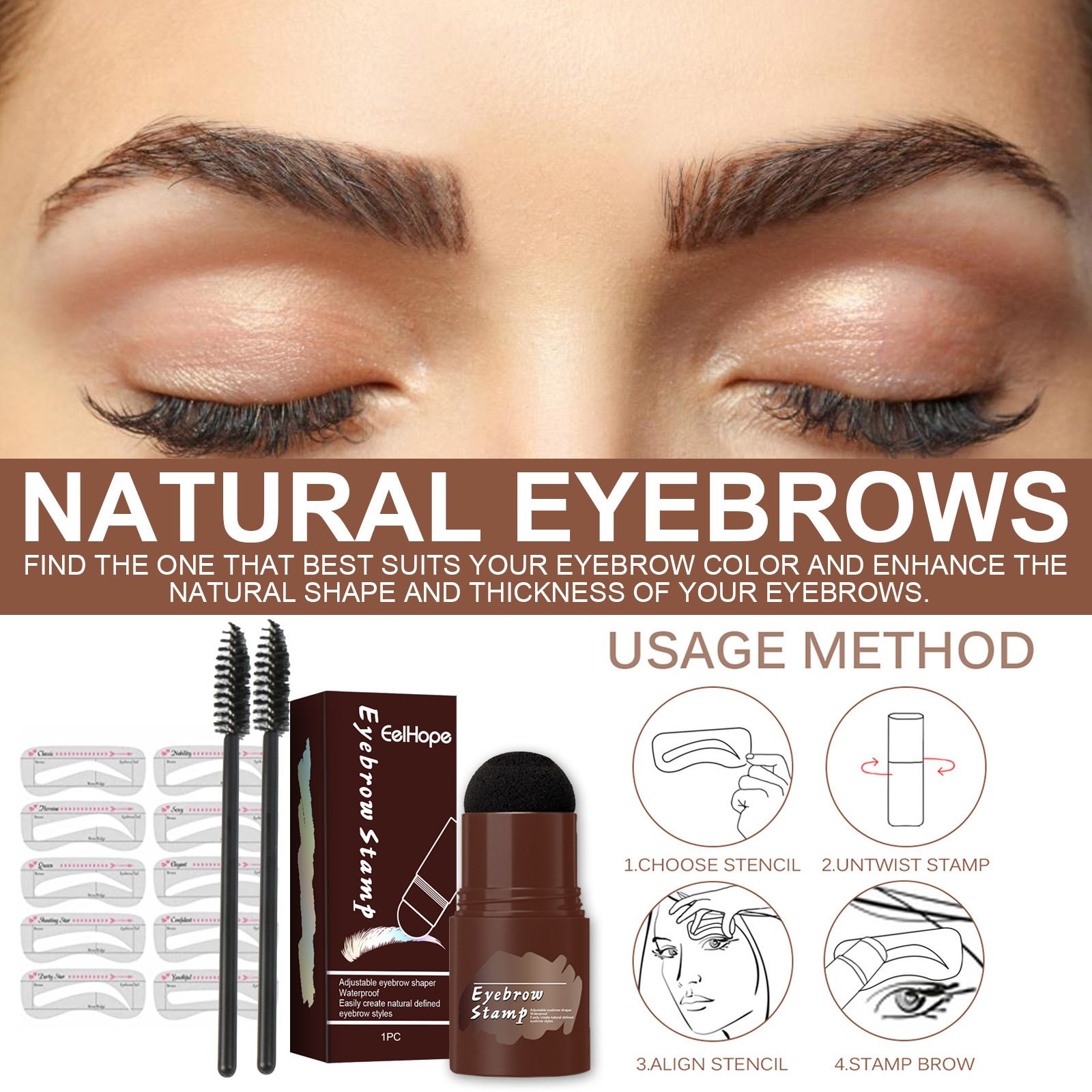 Natural Waterproof Makeup Shadow Set