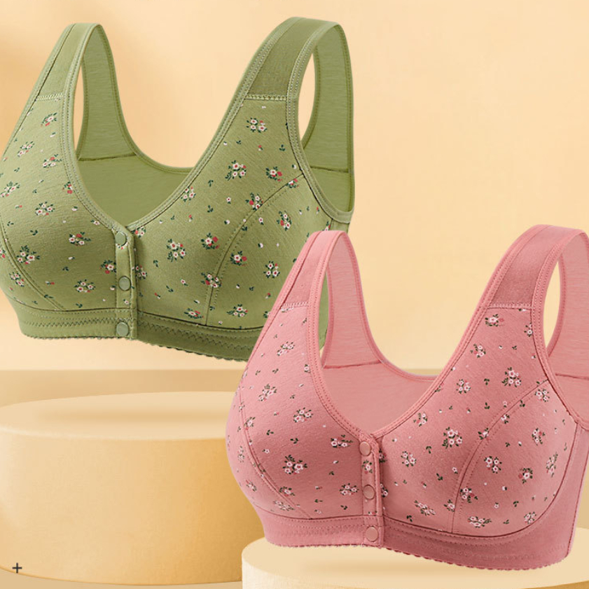 Push-up Bra For Middle-aged And Elderly Women Thin-style Lingerie