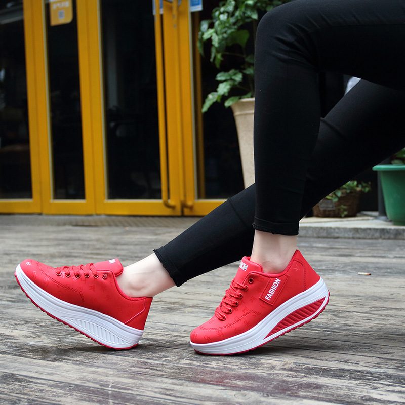 Mesh Sneakers Rocking Womens Shoes Air-cushioned Mesh Footwear