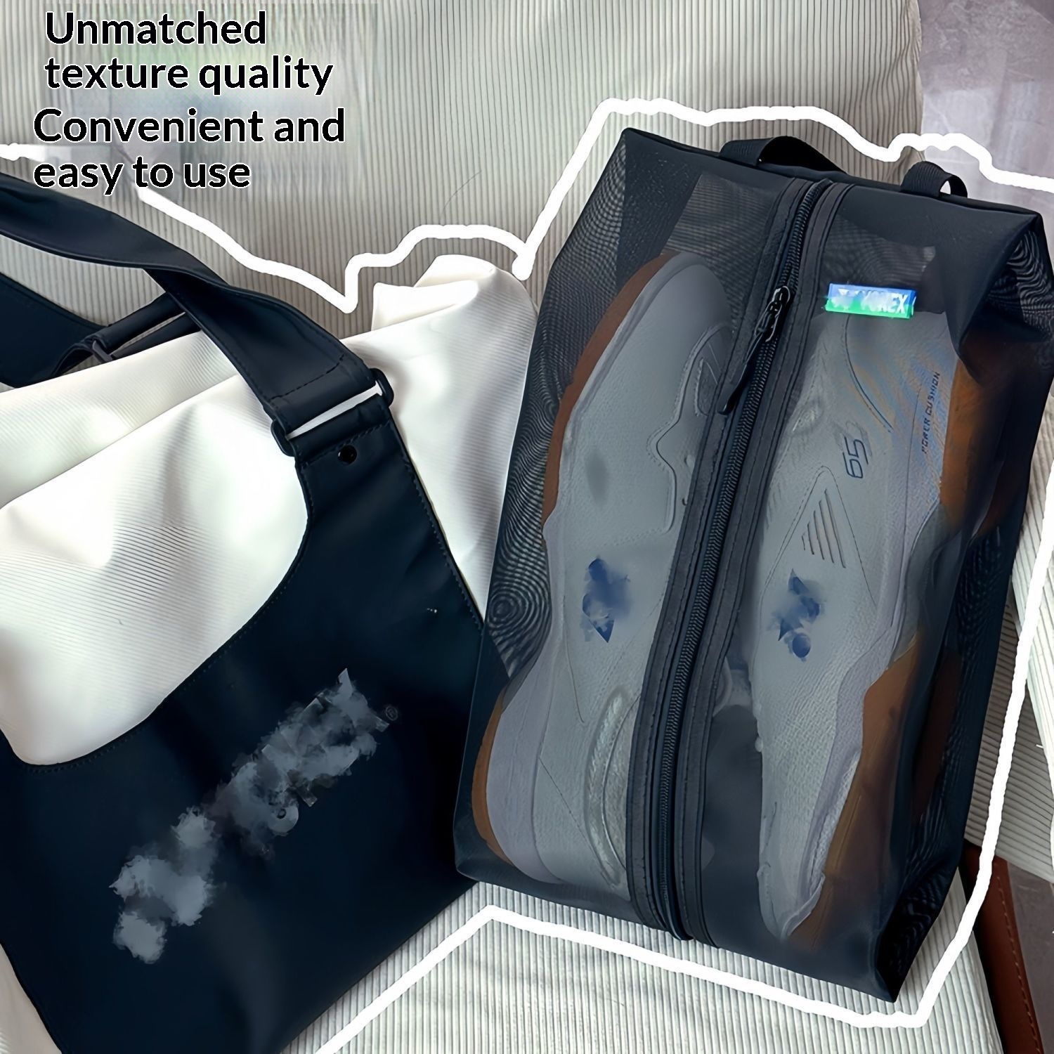 Breathable Mesh Odor-Proof Sneaker Storage Bag