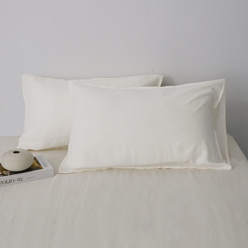 Light-luxury Pastoral-style Tencel Linen Pillowcase