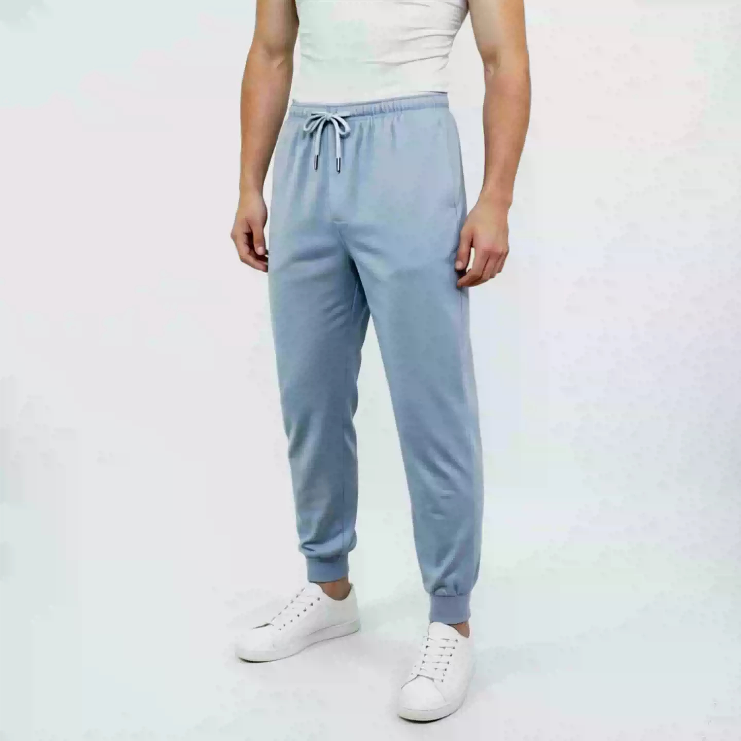 Cotton-linen Slightly Textured Lightweight And Breathable Trousers