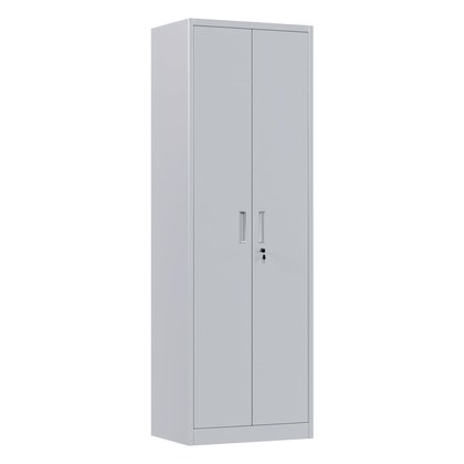 Metal Narrow Garage Storage Cabinet, Lockable Narrow Steel Storage Cabinet With 4 Adjustable Shelves For Garage, Office, Home, Assembly Required, Gr?