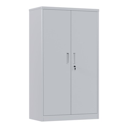 Metal Garage Storage Cabinet, Lockable Steel Storage Cabinet With 3 Adjustable Shelves For Garage, Office, Home, Assembly Required, Gray