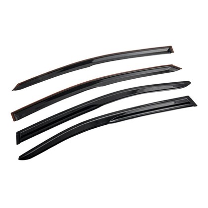 4-pcs Smoke Window Visor Sun Rain Guard For T Oyota 2020-2021 Corolla