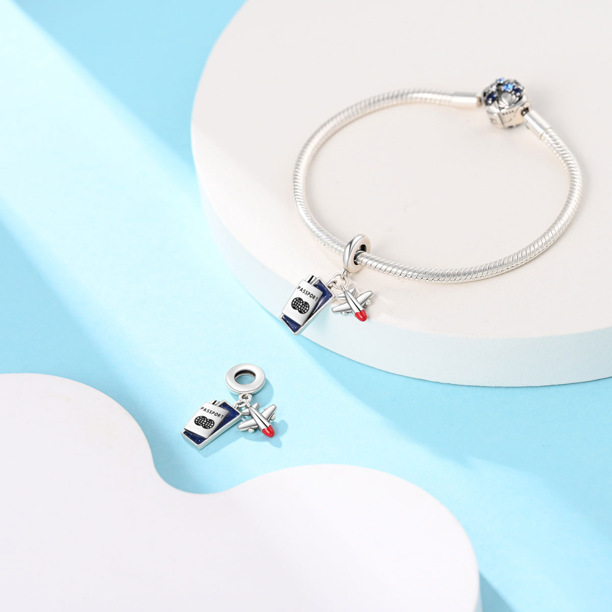 World Travel Series DIY Pendant Necklace And Bracelet Accessories
