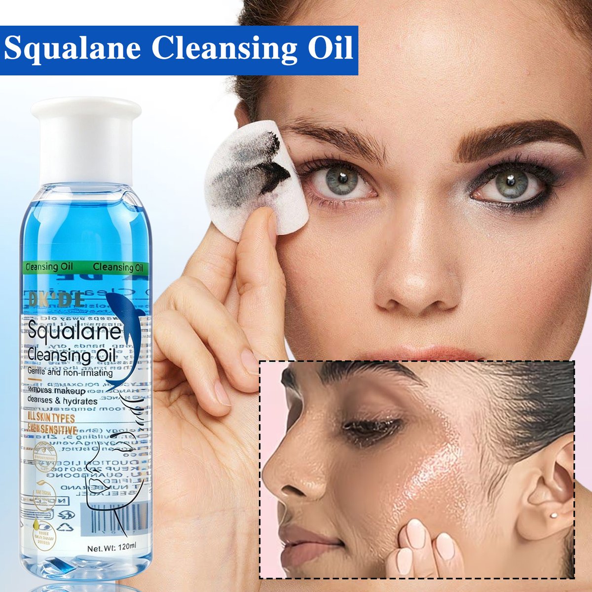 3-Color Deep-Cleansing Makeup RemoverGentle And Non-Irritating