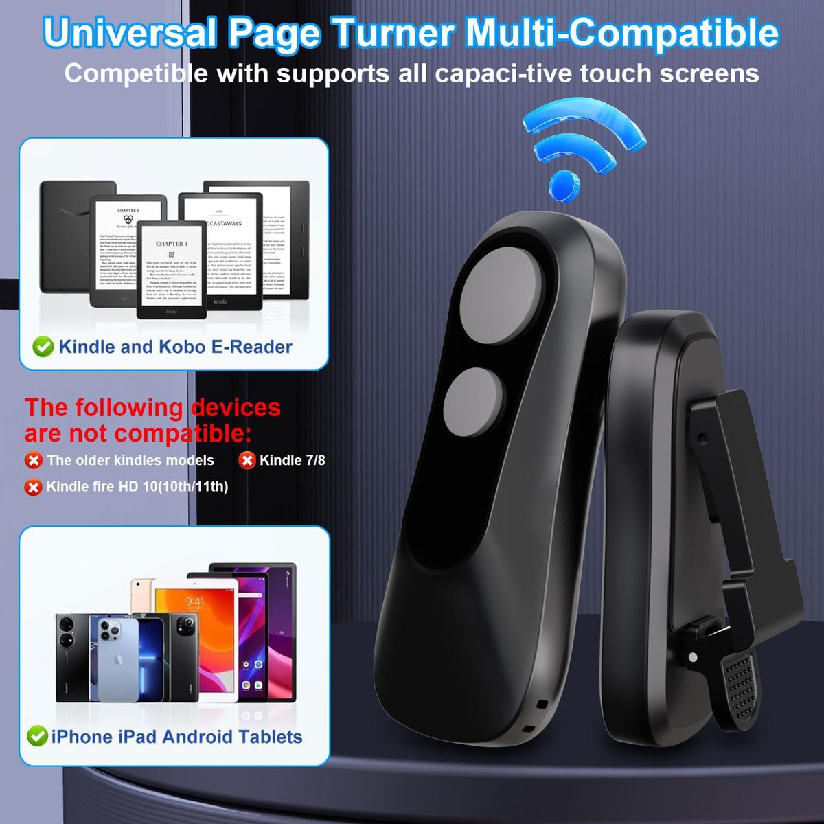 Compatible With Kindle Tablet E-book Page-turners