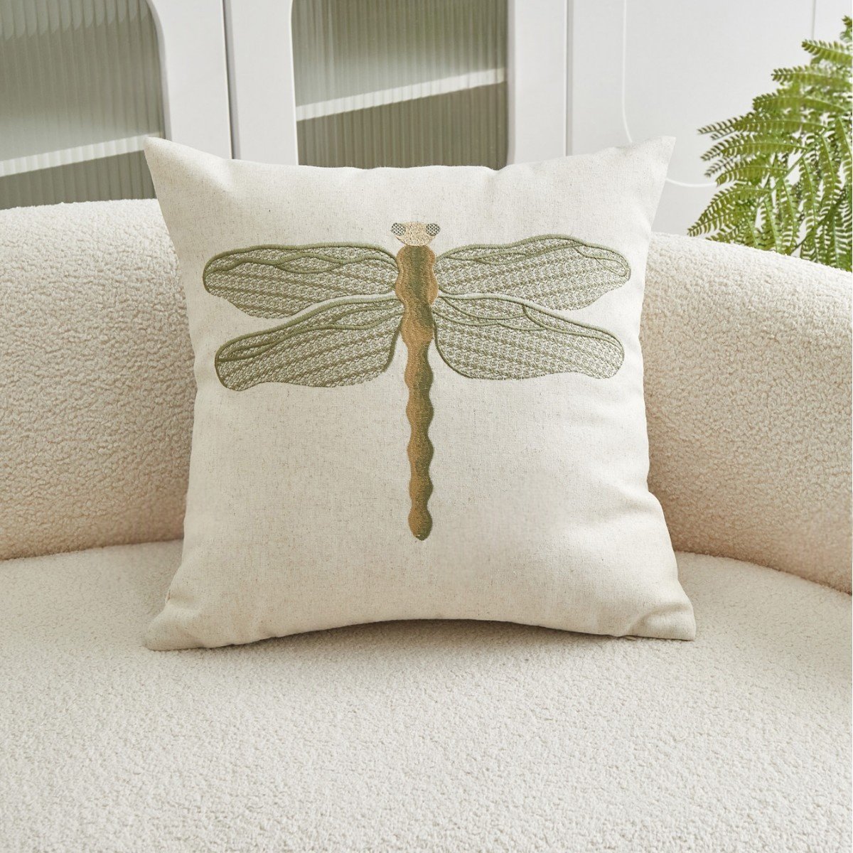 Ethnic-style Pillowcase Office Lumbar Support Cushion