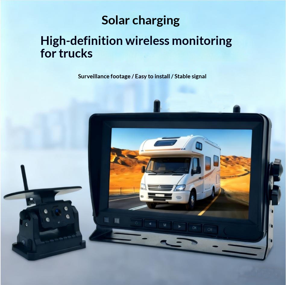 Solar-powered Wireless Magnetic Suction Camera