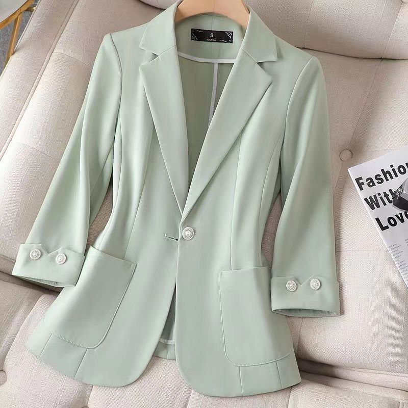 Casual Sun-protective Top With Three-quarter Sleeves