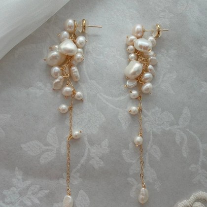 Fashionable New Freshwater Pearl Earrings For Women