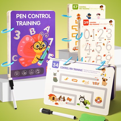 Kindergarten Drawing Line Practice Card Toy Set