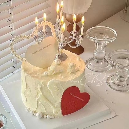 European-style Vintage Birthday Candle Holder Decoration For Baking And Cakes