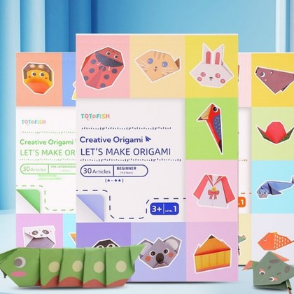 Handmade Semi-finished Creative Colored Origami Paper