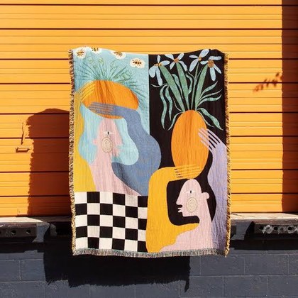 Artist Tapestry Creative Sofa Blanket Personalized Decorative Throw